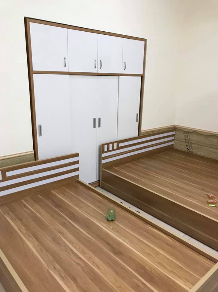 Tủ Quần Áo Cánh Trượt Gỗ Công Nghiệp - MẪU 03